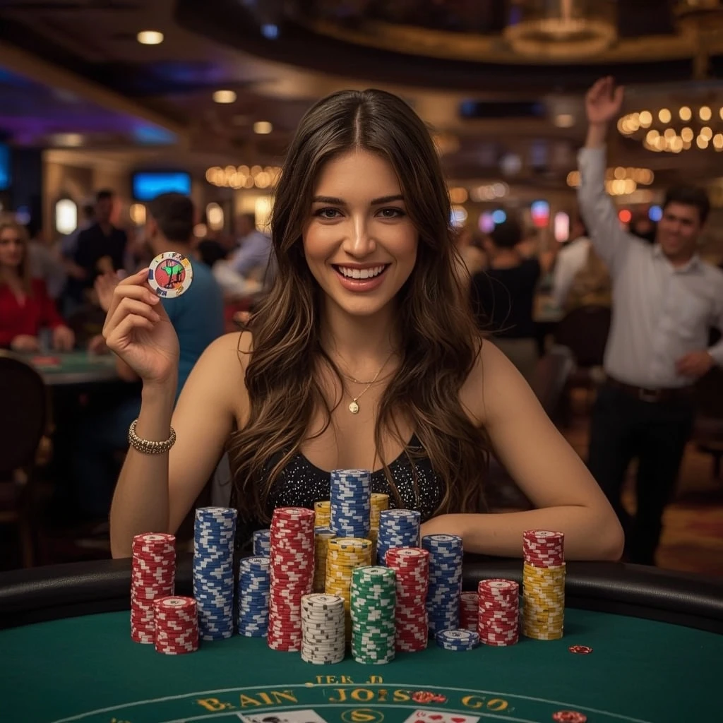 bonus dans les mains de l'homme au casino FORTUNE CLOCK CASINO