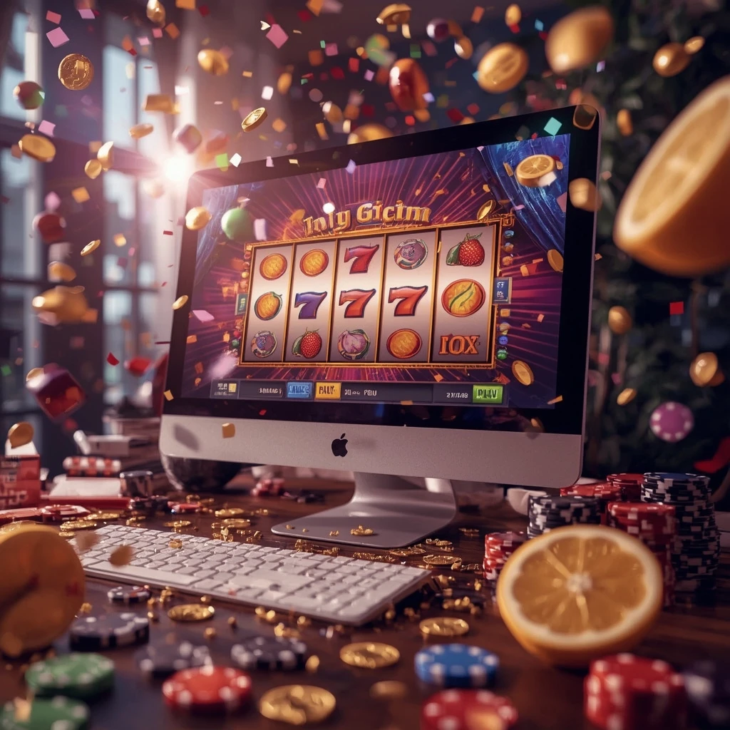machines à sous sur un écran FORTUNE CLOCK CASINO