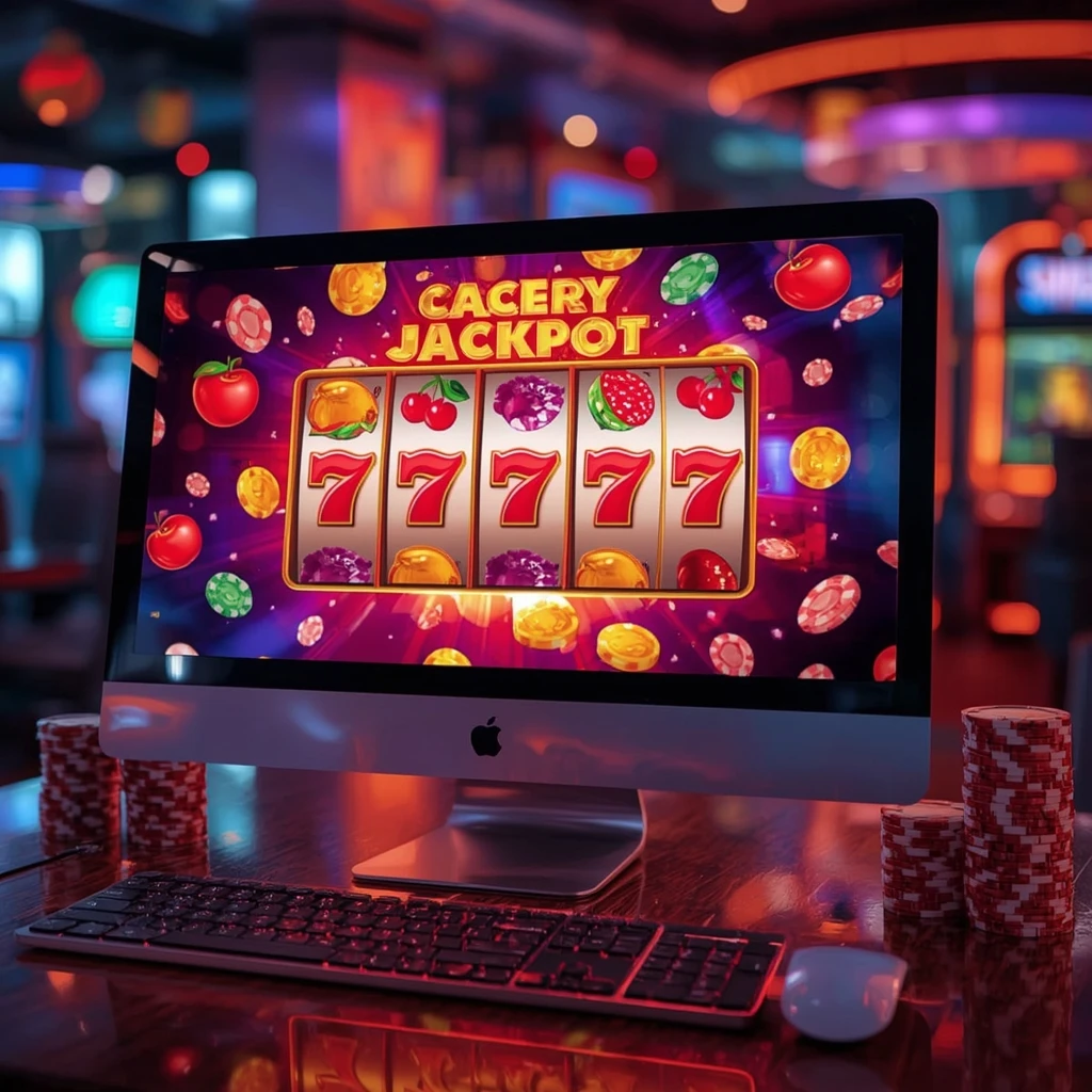 slots sur le moniteur Fortune Clock Casino