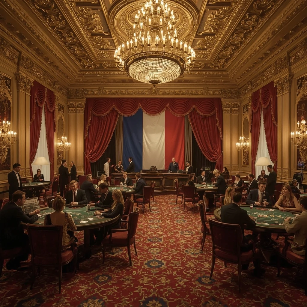 Le casino et le drapeau français FORTUNE CLOCK CASINO